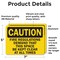 Signmission Fire Regulations Demand That This Space Be Kept Clear At All Times, 7 in W x Rectangle, Vinyl Decal OS-2PACK-CS-D-57-L-19165 - alternate 5